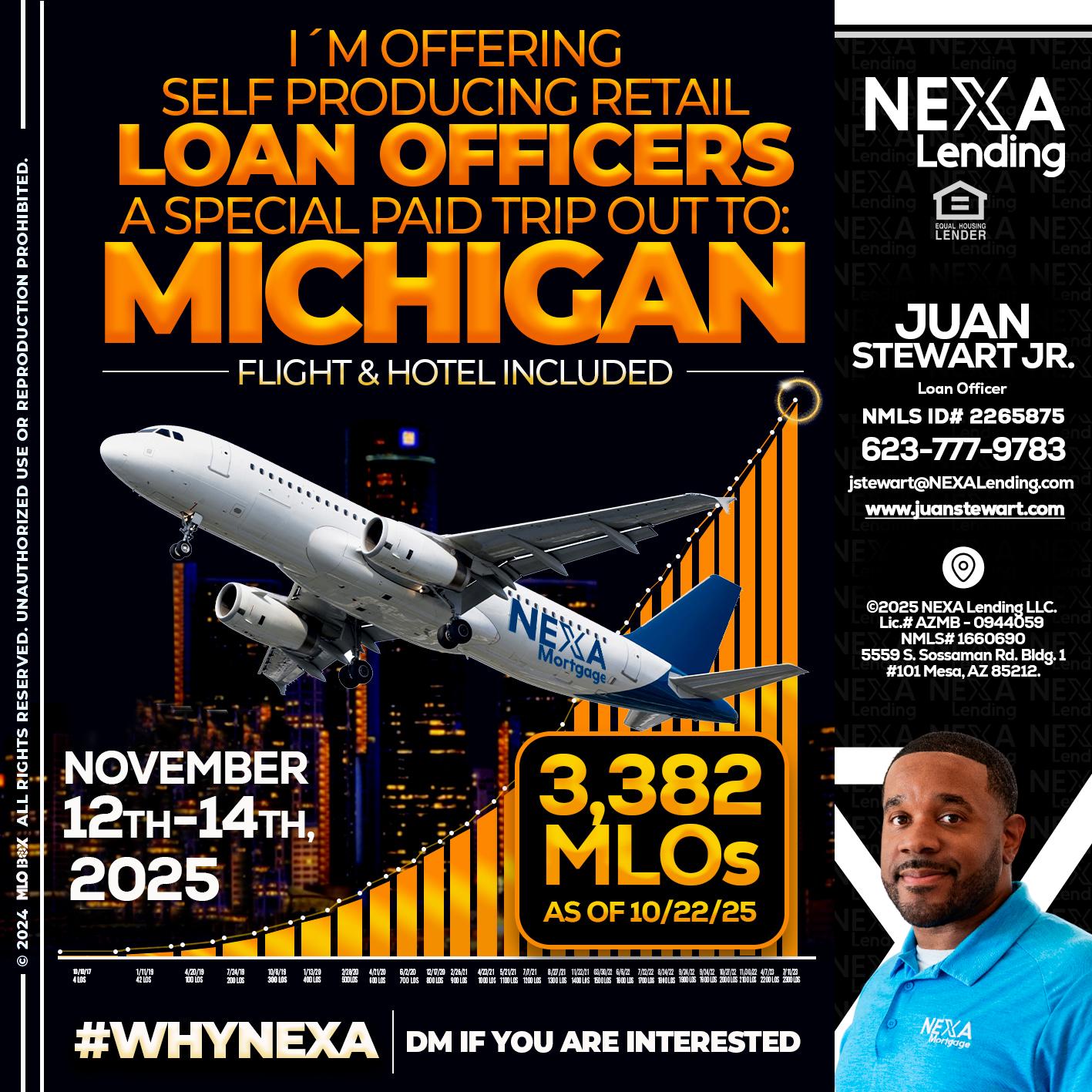 michigan trip - Juan Stewart JR -Mortgage Loan Originator