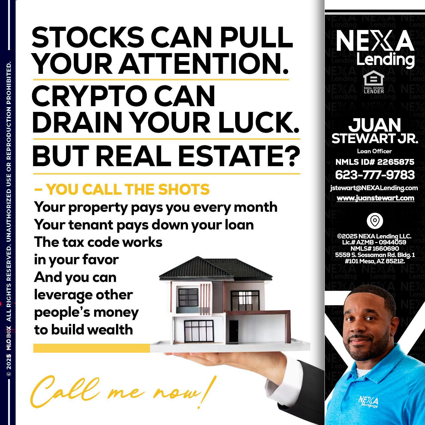 STOCK CAN - Juan Stewart JR -Mortgage Loan Originator
