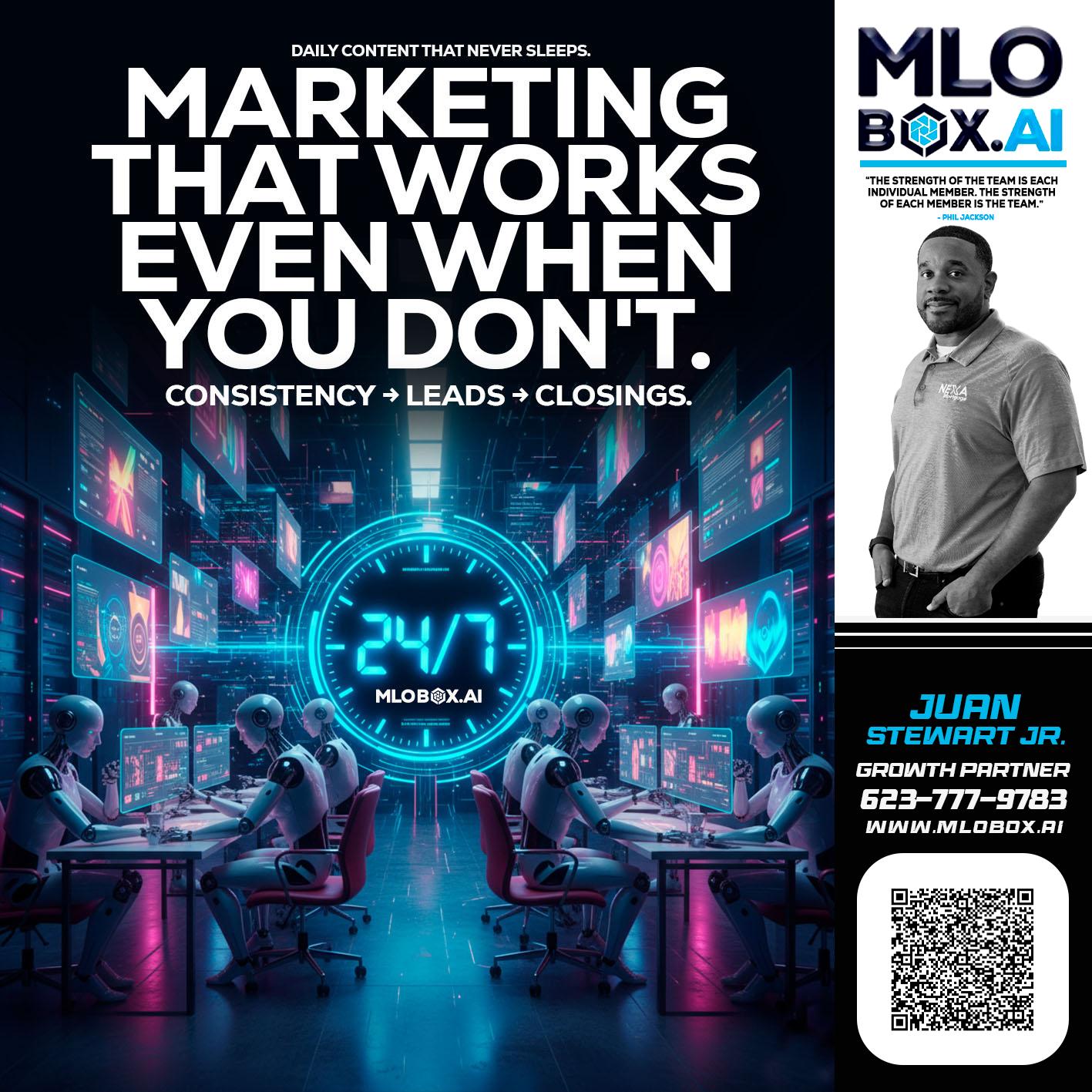 MARKETING THAT WORKS - Juan Stewart JR -Mortgage Loan Originator