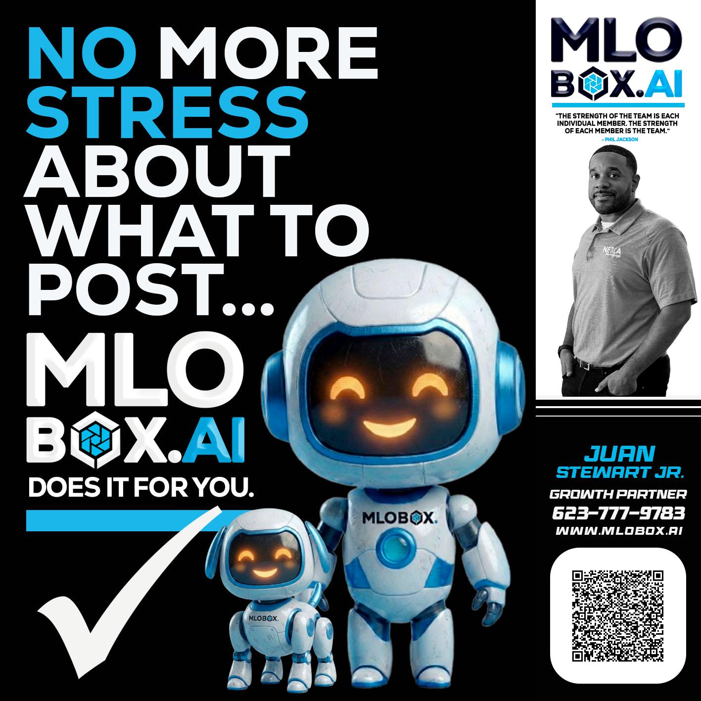 NO MORE STRESS - Juan Stewart JR -Mortgage Loan Originator