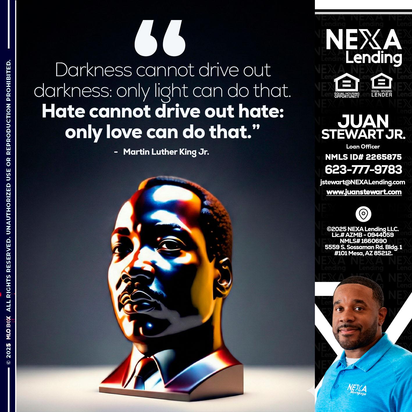 MLK 2026 - Juan Stewart JR -Mortgage Loan Originator