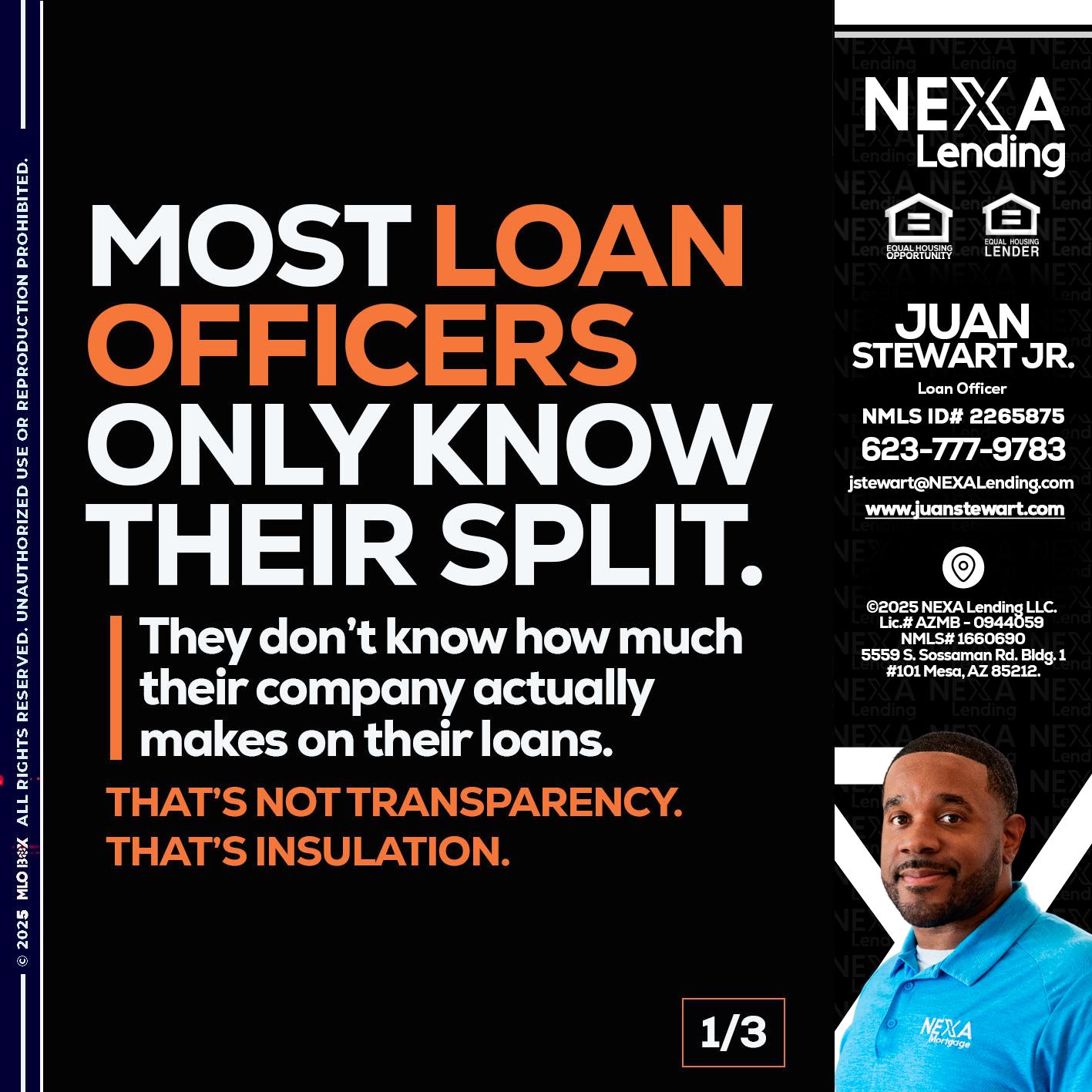 1 OF 3 - Juan Stewart JR -Mortgage Loan Originator