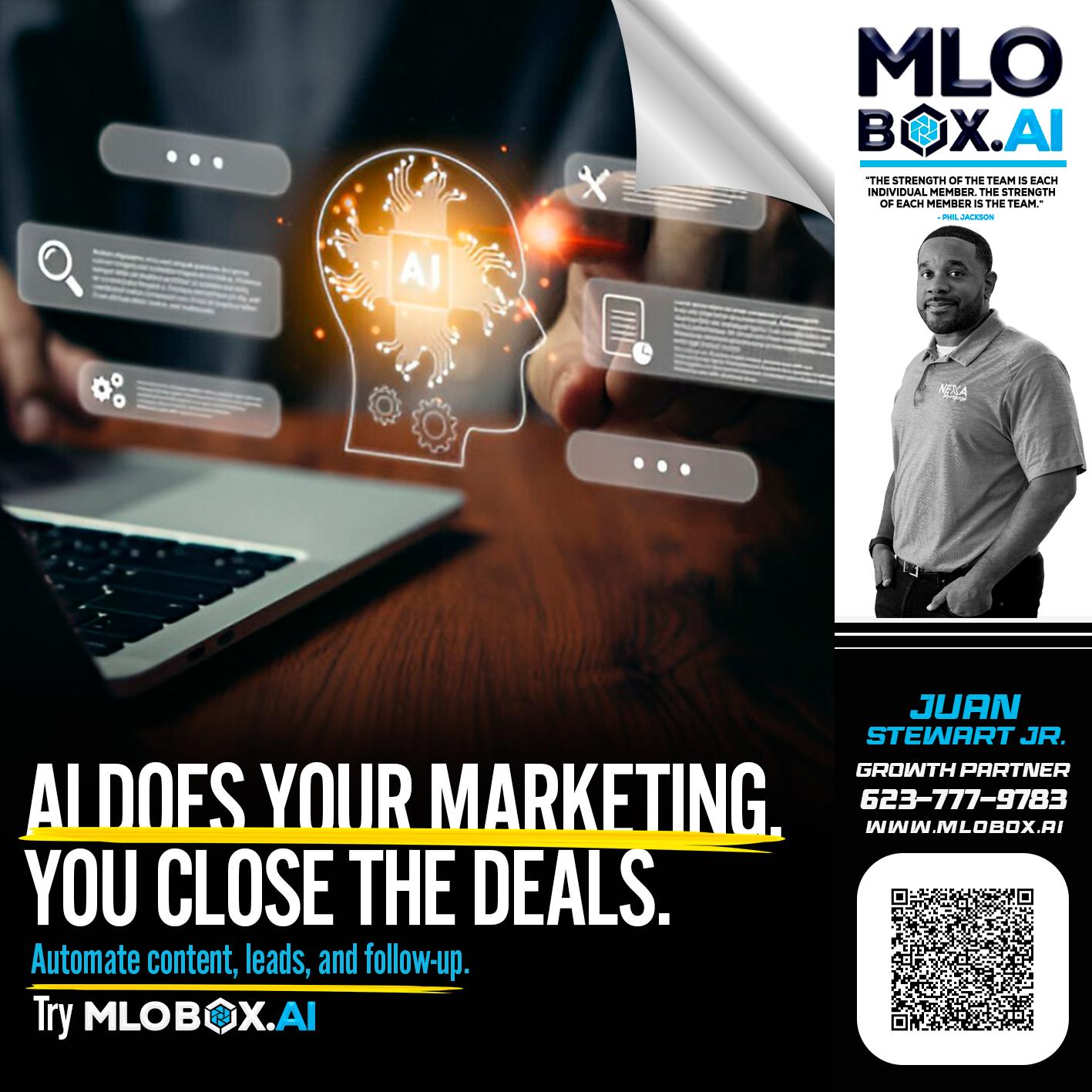 AI DOES - Juan Stewart JR -Mortgage Loan Originator