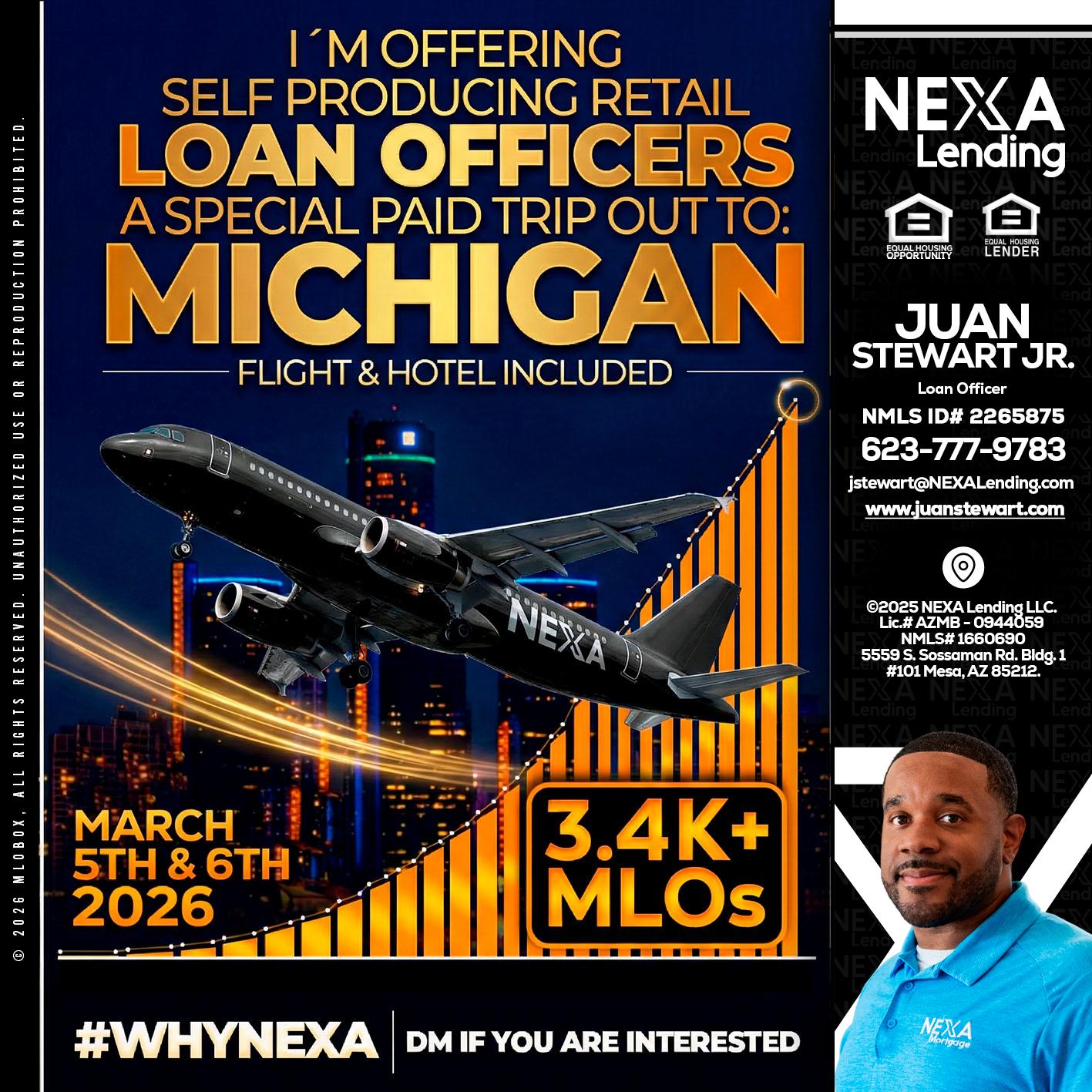MICHIGAN - Juan Stewart JR -Mortgage Loan Originator