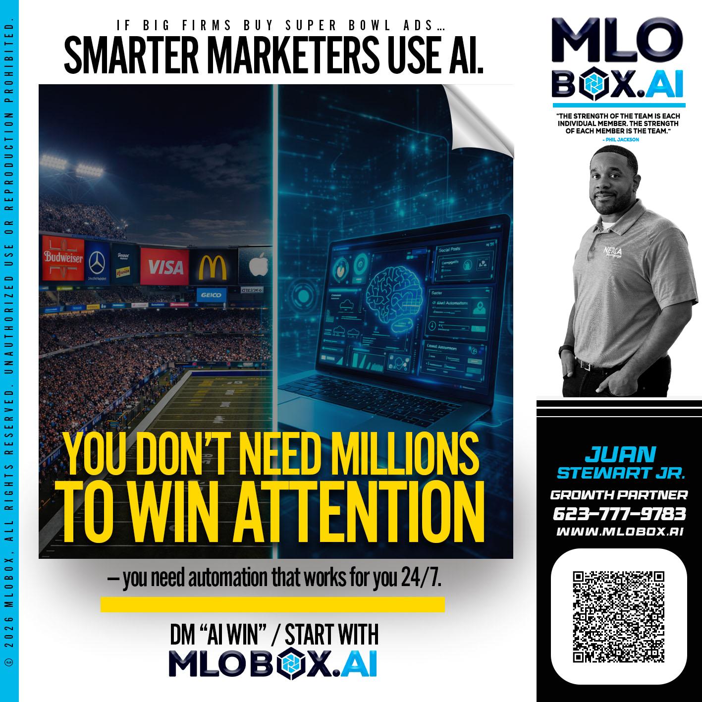 you don't need - Juan Stewart JR -Mortgage Loan Originator