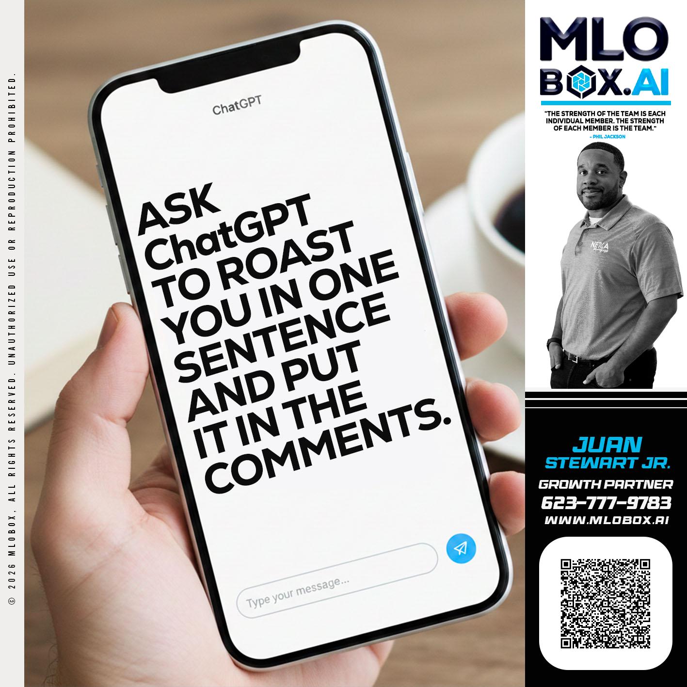 ASK CHAT GPT - Juan Stewart JR -Mortgage Loan Originator