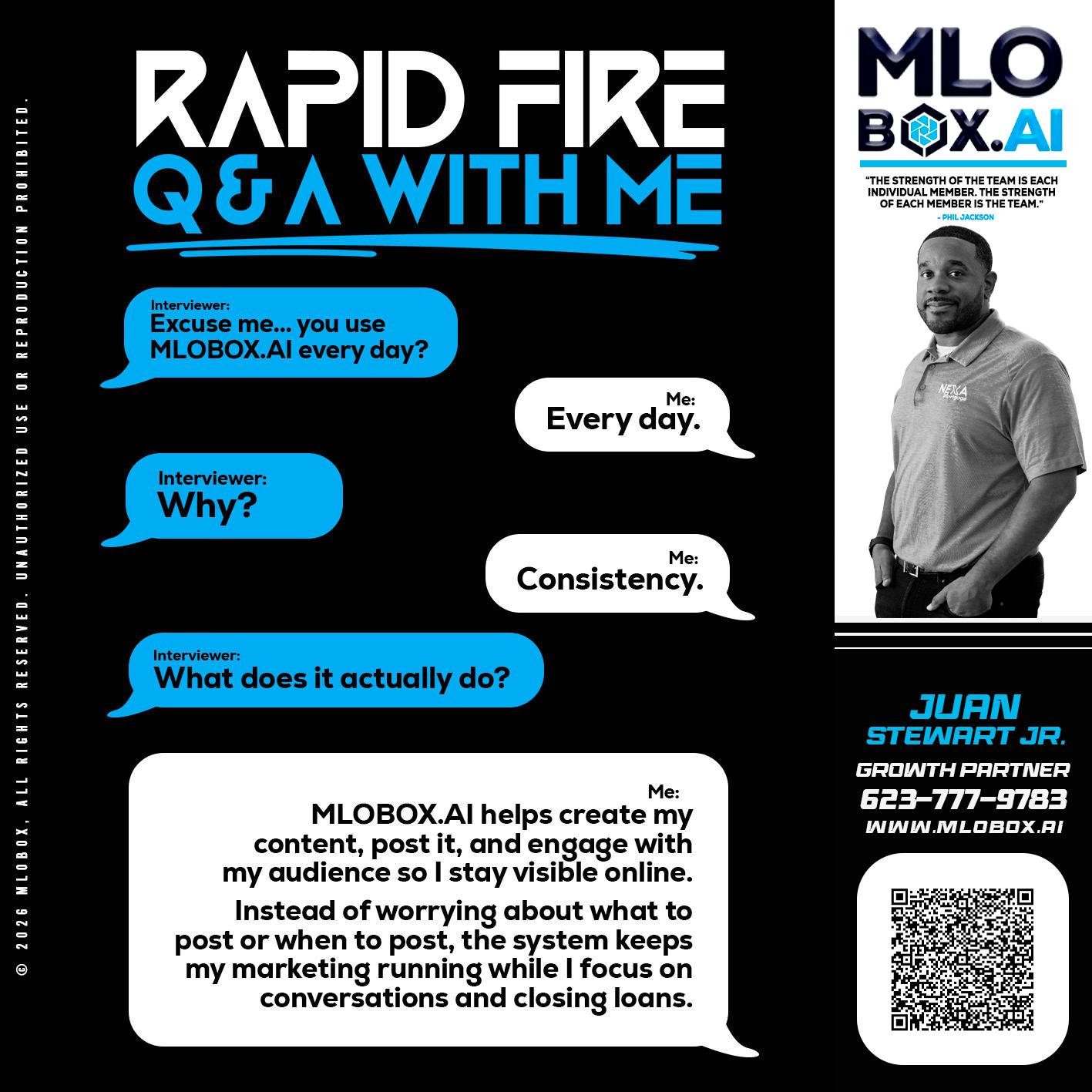 RAPID Q&A - Juan Stewart JR -Mortgage Loan Originator