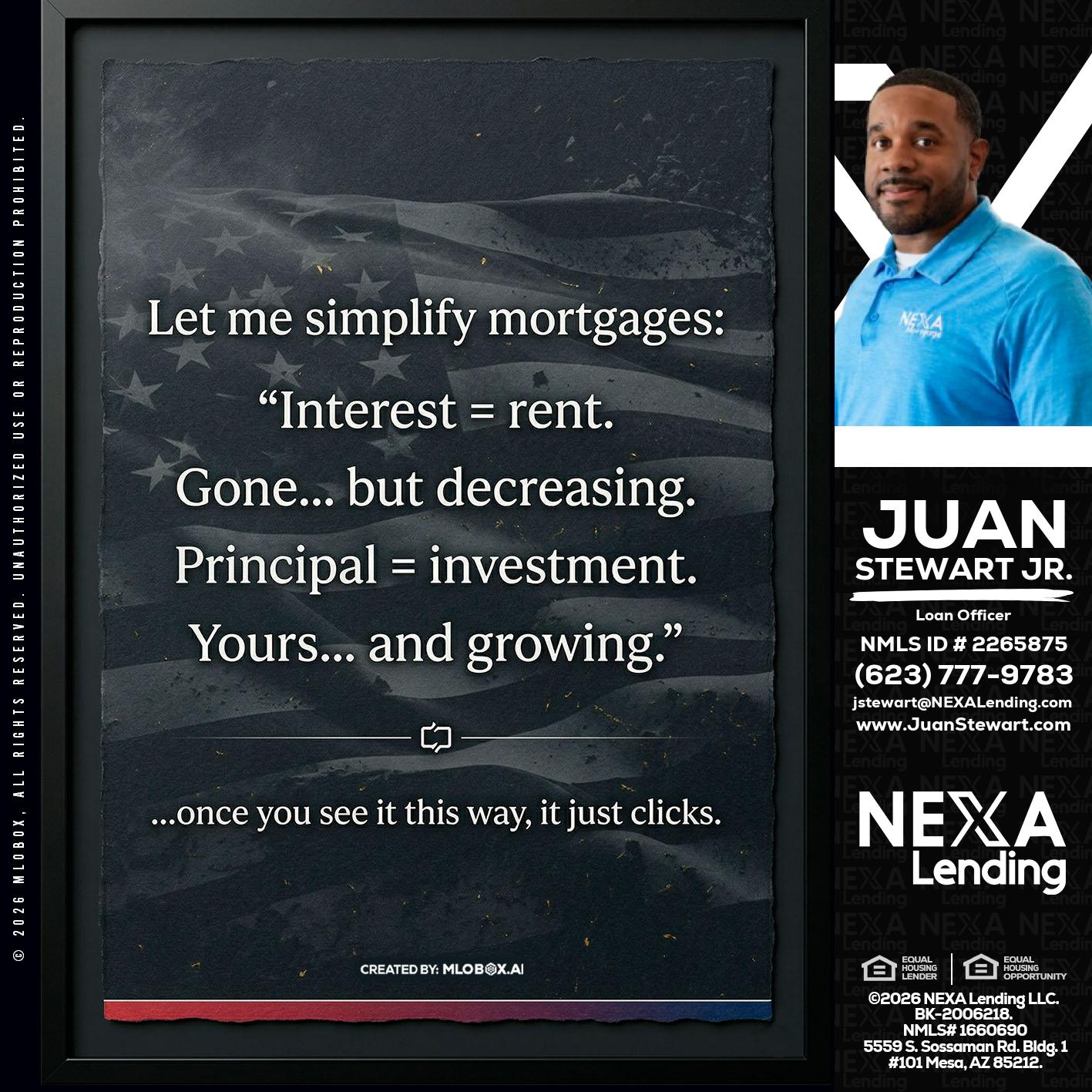 LET ME SIMPLIFY - Juan Stewart JR -Mortgage Loan Originator