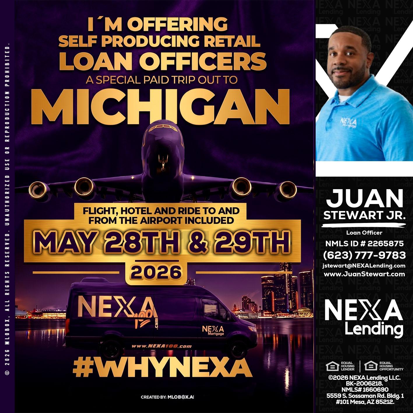 MICHIGAN - Juan Stewart JR -Mortgage Loan Originator
